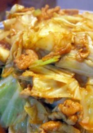 もりもり食べれるキャベツと豚肉の味噌炒め-レシピのメイン写真