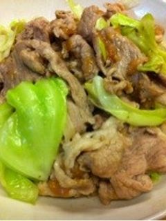 簡単 すぐ出来る 豚肉と梅のキャベツ炒め-レシピのメイン写真