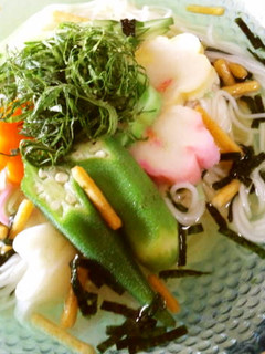 ひんやり☆お茶漬けぶっかけそうめん☆-レシピのメイン写真