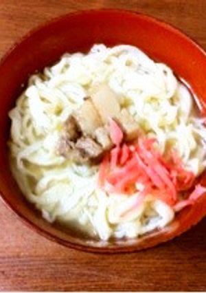 ウエイパーで沖縄そば-レシピのメイン写真