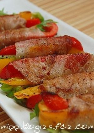 パプリカの豚肉巻き-レシピのメイン写真