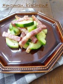 ズッキーニとベーコン♡にんにくチーズ焼き-レシピのメイン写真