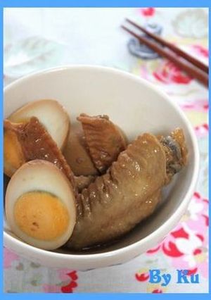 鶏手羽先と卵のさっぱりお酢煮-レシピのメイン写真