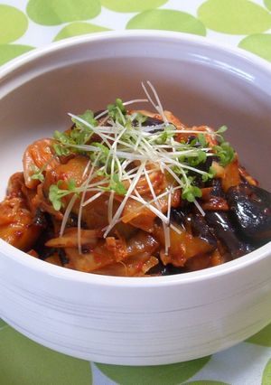 なすキムチ炒め-レシピのメイン写真