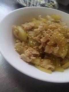 冬瓜と豚肉の炒め煮-レシピのメイン写真
