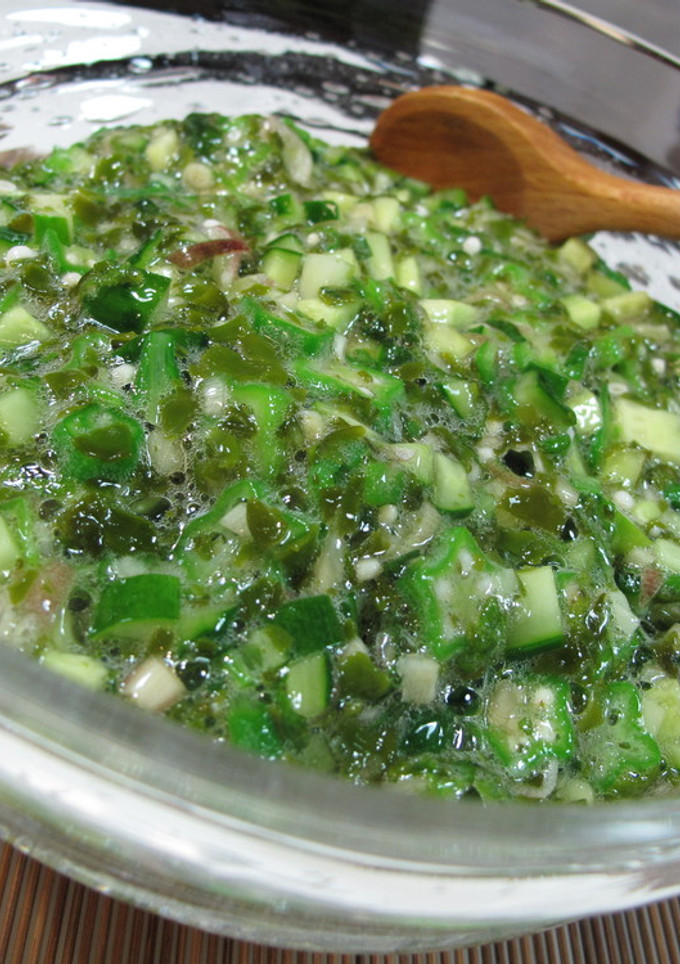 めかぶと夏香野菜のトロ、とろ-レシピのメイン写真