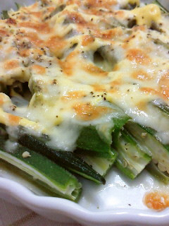 簡単★オクラのマヨチーズ焼き-レシピのメイン写真