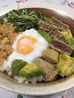 スタミナ鮪☆納豆アボカド丼-レシピのメイン写真