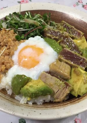 スタミナ鮪☆納豆アボカド丼-レシピのメイン写真