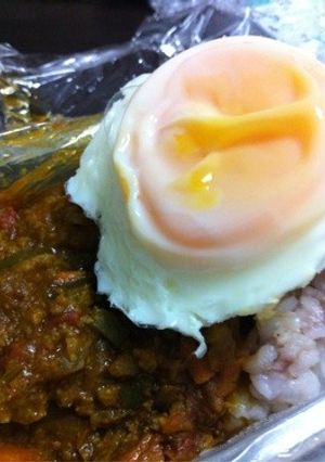 レンジで1分⁉目玉卵！-レシピのメイン写真