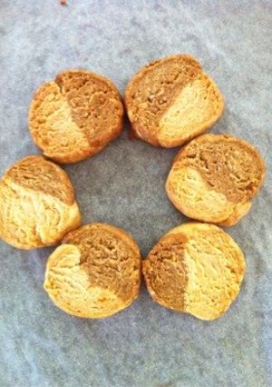 袋2つで！ざくっ☆コーヒーの2色クッキー-レシピのメイン写真