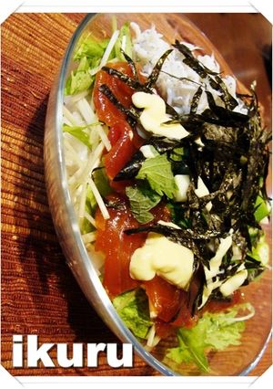紅白海鮮丼-レシピのメイン写真