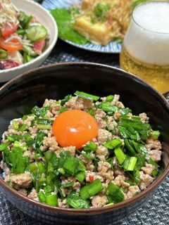 ピリ辛♪ニラ豚ひき肉炒め-レシピのメイン写真