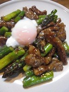 牛肉とアスパラのオイスターソース炒め-レシピのメイン写真
