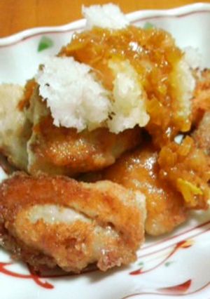 簡単！鶏モモの香味ダレおろし添え-レシピのメイン写真