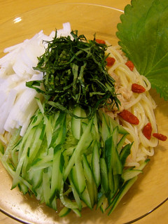 夏野菜たっぷり♪ツナの和風冷製パスタ-レシピのメイン写真