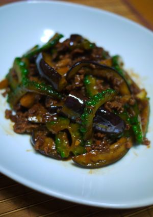 ☆夏バテ解消！ゴーヤと茄子の肉味噌炒め☆-レシピのメイン写真