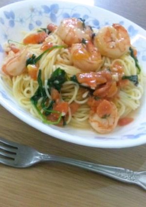 トマトと海老のマリネ風＊冷製パスタ-レシピのメイン写真