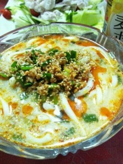 坦々麺(うどんもOK)-レシピのメイン写真