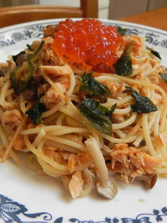 焼鮭の残りで☆マヨ醤油パスタ☆-レシピのメイン写真