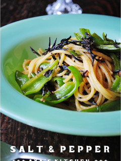 *季節の野菜とひじき★梅味噌和風パスタ*-レシピのメイン写真