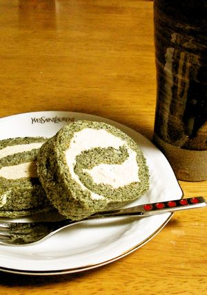 ☆YU-KI's よもぎロールケーキ☆-レシピのメイン写真