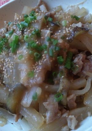 ☆大根なす豚　味噌いため☆-レシピのメイン写真