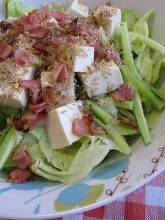 おもてなしにも❤ベーコンじゃこ豆腐サラダ-レシピのメイン写真
