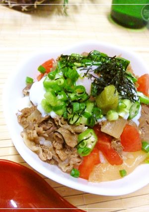あっさり＊ガッツリ牛丼 　我が家風。-レシピのメイン写真