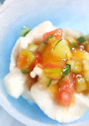 ぷるぷる鶏むね肉のジュレのっけ-レシピのメイン写真