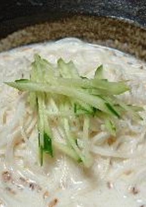 コングクス（豆乳スープ麺）～ずぼら版～-レシピのメイン写真