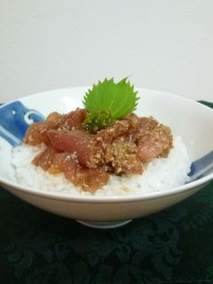 マグロ漬の茶漬け-レシピのメイン写真