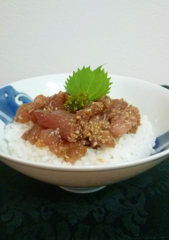 マグロ漬の茶漬け-レシピのメイン写真