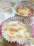 簡単お弁当おかず☆ポテマヨチーのカップ焼