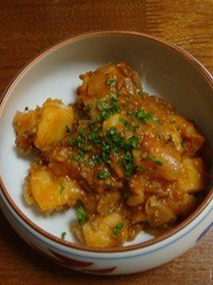 <覚書>ひき肉とじゃがいものケチャップ煮-レシピのメイン写真