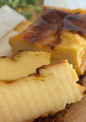 ヨーグルトで作る★バスク風チーズケーキ-レシピのメイン写真