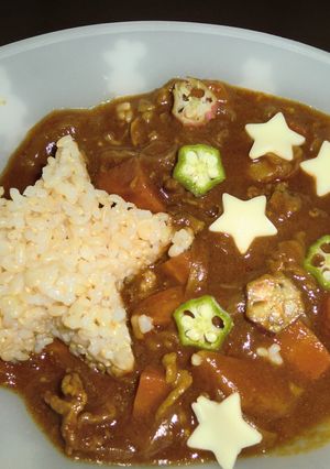 お星様のデコカレー-レシピのメイン写真