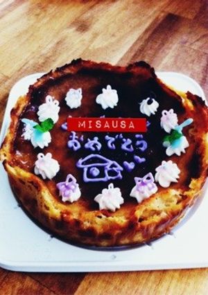 優しい甘さ☆黒糖ベイクドチーズケーキ☆-レシピのメイン写真