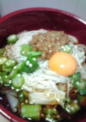 ねばねばオクラそうめん-レシピのメイン写真