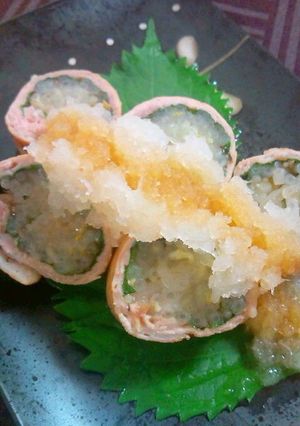 もやしで節約！お洒落な和風☆豚肉ロール☆-レシピのメイン写真