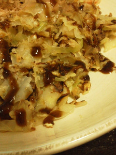 * 簡単ランチにお好み焼き炒め *-レシピのメイン写真