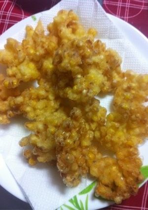 【旬 】トウモロコシ天ぷら-レシピのメイン写真