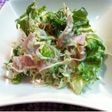 グリーンレタス&キャベツ&ハムのサラダ☆