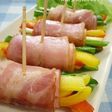 カラフル!**パプリカのベーコン巻き**