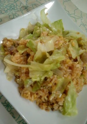 豚キムチ・レタスチャーハン-レシピのメイン写真