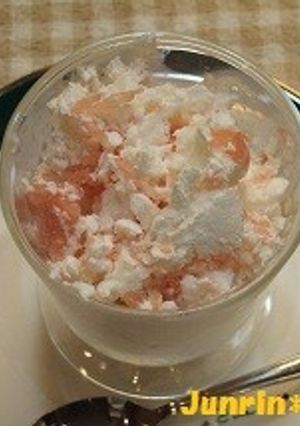 グレープフルーツのフローズンヨーグルト☆-レシピのメイン写真