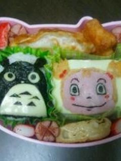トトロ&めい 仲良し弁当-レシピのメイン写真