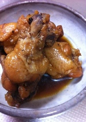 美肌にも!?炊飯器で簡単手羽元煮込み♪-レシピのメイン写真