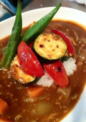 こくまろカレーde大人な彩りデコ-レシピのメイン写真