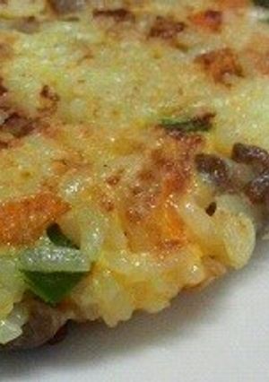 ミニフライパンで『卵かけご飯キッシュ』-レシピのメイン写真